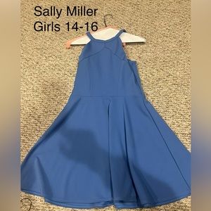 Sally Miller Dress - Blue - size 14/16